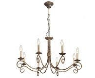 Люстра *72*85 см, 8*E14*40W, Lucia Tucci Fondi Fondi 330.8 antique, бронзовый