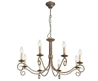 Люстра *72*85 см, 8*E14*40W, Lucia Tucci Fondi Fondi 330.8 antique, бронзовый