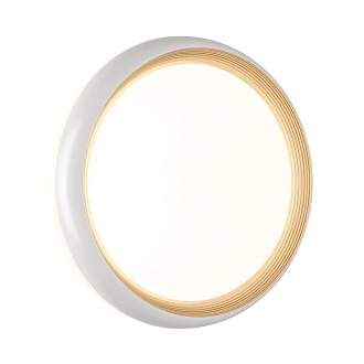 Cветильник 38*8,7 см, LED 48W, 4000 К, IP43, белый/золотой, пластик Sonex Tofiq White, 7650/DL