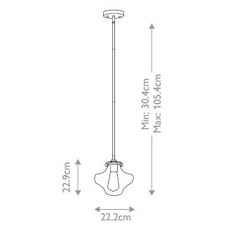 Подвесной светильник Hinkely Lighting, Арт. HK-CONGRESS-P-B-CM