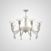 Подвесная люстра CAST 8 White 86*86*45 см, 8*E27*60W, ImperiumLoft CAST01, Белый