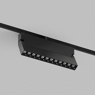 Светильник на шине 22*2,2*2,5 см, *LED*12W, 2700-6500K, Denkirs SMART 48V GRILL | СМАРТ 48V ГРИЛЬ DK8506-BK, черный