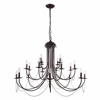 Подвесная люстра F-Promo Plini 2590-20P, D1400*H890/2890, кофейный