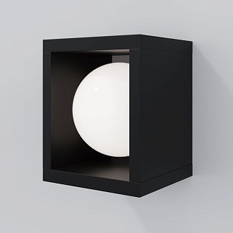 Настенный светильник 19 см, 10W, 3000K, Maytoni O483WL-L10GF3K, графит