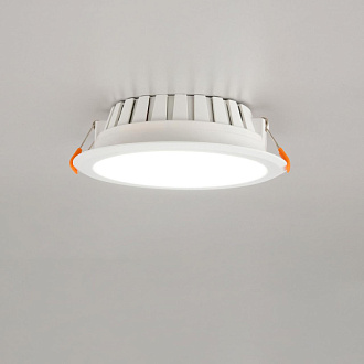 Встраиваемый светильник 14 см, 12W, 4000K Citilux Кинто CLD5112N белый, вр 12 см