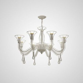 Подвесная люстра CAST 8 White 86*86*45 см, 8*E27*60W, ImperiumLoft CAST01, Белый