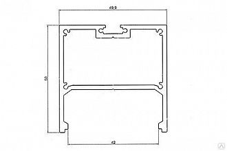 Профиль накладной алюминиевый Ledcraft LC-LP-5050-2 Anod
