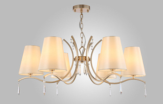 Люстра 86 см, Crystal Lux RENATA SP6 GOLD Золотой