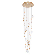 Подвесная люстра 60*60*260 см, LED 100W, 4000K, Золото MODELUX ML.88986.25 GD