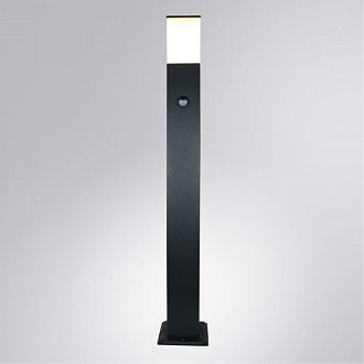 Уличный светильник 9*9*80 см, 1*E27 ARTE Lamp PLATE A3711FN-1BK черный