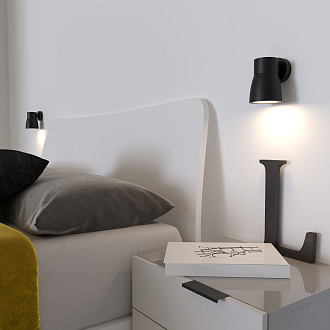 Светильник настенный Cono MRL 1027 черный Elektrostandard