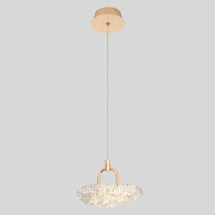 Светильник 17 см, 9W, 3000-6000K, Crystal Lux FELICIDAD SP9W LED, золото