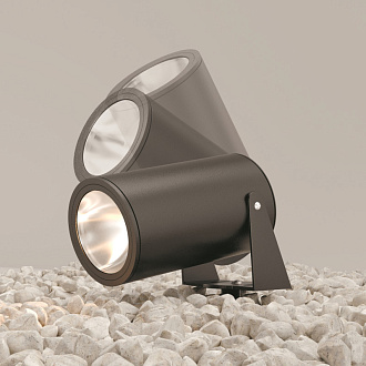 Ландшафтный светильник 23*13*19,2*26,7 см, LED*30W, 3000 К, Outdoor Bern O050FL-L30GF3K Maytoni Outdoor, Графит