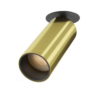 Спот 5,2*5,2*15,8 см, LED, 12W, 3000К, Maytoni Technical FOCUS LED C053CL-L12W3K-W-BS латунный, вр 5,2 см