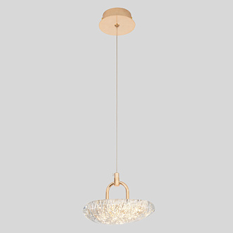 Светильник 17 см, 9W, 3000-6000K, Crystal Lux FELICIDAD SP9W LED, золото