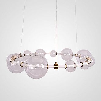 Подвесная люстра SESSA RING D107 107*107*20 см, 1*LED*64W, 3000, 4000, 5000K, ImperiumLoft sessa-ring01, Латунь
