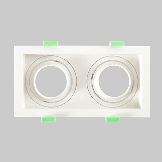 Встраиваемый светильник 18 см, Crystal Lux CLT 069C2 WH, белый, вр 16*8 см