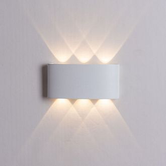 Уличный настенный светильник Arte Lamp Bosto A3722AL-2WH белый