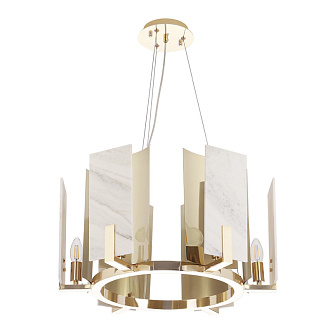 Светильник 55 см, Crystal Lux DELUXE SP6, золото