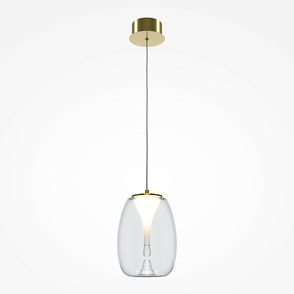 Подвесной светильник 20*20*333,1 см, LED, 7W, 3000К, Maytoni SPLASH MOD282PL-L8G3K1 золотой