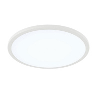 Светильник, 14 см, 15W, 4000К, белый, дневной свет, Citilux Омега CLD50R150N, встраиваемый LED, вр 12,5 см