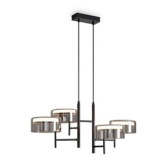 Подвесной светильник 68*50*45-131 см, LED*4W, 3000K, Freya Tower FR5536PL-L14B, Черный