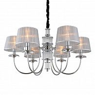 Подвесная люстра Omnilux Laterina OML-85903-06, диаметр 80 см, хром