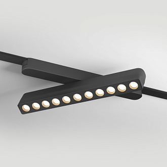Светильник на шине 23*2,6*6 см, LED * 12W, 3000K, Denkirs Air Grill DK5308-BK, черный
