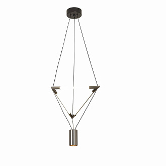 Люстра 52,5*25,5*150 см, LED 21W 3000K черный Mantra Electra 8533
