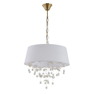 Подвесной светильник 46 см, Indigo Tenerezza 13029/6P White V000558, бронза