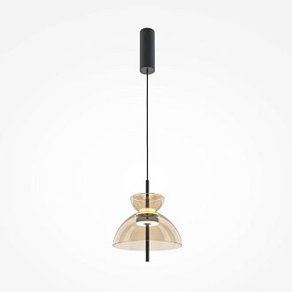 Подвесной светильник 25*25*348 см, LED*12W, 3000K, Maytoni Bangkok MOD185PL-L12CG3K2, черный