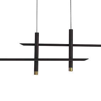 Подвесной светильник 153*7*150 см, LED *  50W, 3000К Mantra Esparta 7983, черный