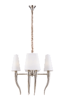 Люстра Ø620 x H610(1300), мм, 8*40W (320W), CHROME (Хром) NewRgy 8657/8NK NICKEL