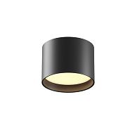 Потолочный светильник 9 см, 7W, 3000K, Maytoni Technical Glar C127CL-L7W3K-B, черный