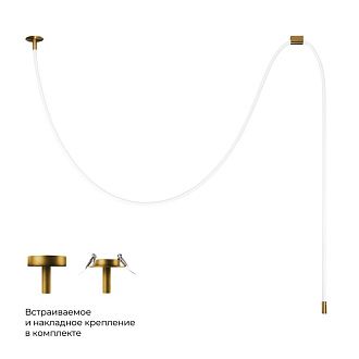 Потолочный светильник 400 см, 45W, 3000K, Loft IT Thread 10388A Brass, бронза