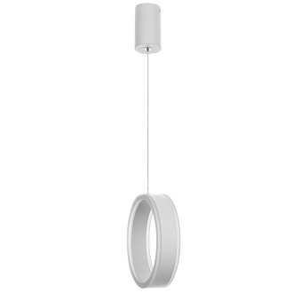 Подвесной светильник 20*33/125 см, 20W, 4000K Citilux CL719000 Дуэт Белый