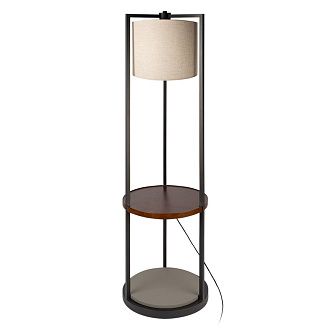 Торшер 150 см, Loft IT Nora 10575F, черный-дерево