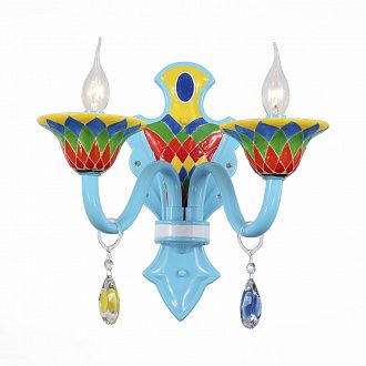 Бра ST Luce Ornato SL674.781.02, голубой/разноцветный