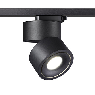 Светодиодный светильник 10 см, 15W, 4000K, Novotech Groda 358777, черный