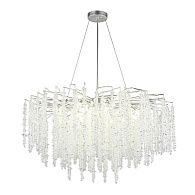 Подвесная люстра 100*90-170 см, 15*G9, 5W, Aployt PAULINA APL.848.13.15, хром