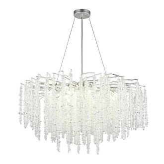 Подвесная люстра 100*90-170 см, 15*G9, 5W, Aployt PAULINA APL.848.13.15, хром