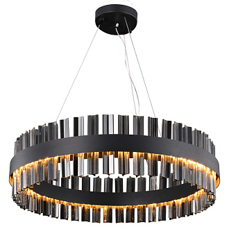 Подвесная люстра 60*150 см, LED 27W, 4000К, 2160 Lm, 7-10 м2 Favourite Marquis 4262-6P черный