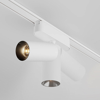 Трековый светильник 4,4*11,5*13,3 см, LED 12W, 3000К, Белый Maytoni Focus LED TR103-1-12W3K-M-W