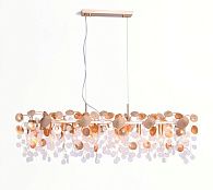 Люстра L1060 x W225 x H330 (1335), мм, 8*40W (320W), CHAMPAGNE GOLD (ЗОЛОТИСТОЕ ШАМПАНСКОЕ) NewRgy 5240/8R CHAMPAGNE GOLD