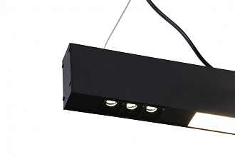 Подвесной светильник 11*60*120 см, 2*LED / GU10 черный Vele Luce Chela VL10142P02