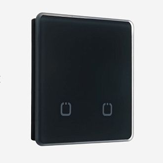 Радиовыключатель сенсорный HiTE PRO SN-R2 (Графит, закругленные углы) HPSW-SNR2-CR
