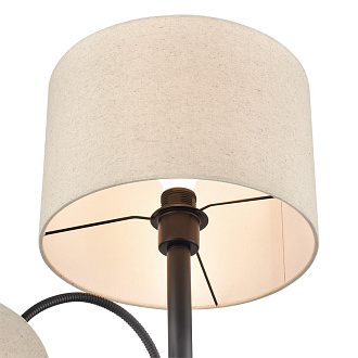 Торшер 30*53,5*161,8 см, 2*E27, E14 Lumion Kaya 8042/2F черный