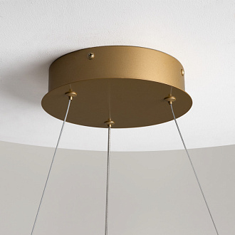 Подвесной светильник 60*60*325,7 см, LED, 31W, 3000К, Maytoni CURVE MOD242PL-L33BSK латунный