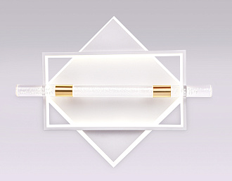Светильник 52,33*49,67*10 см, LED 78W, 3000К, белый, золото, прозрачный Ambrella Comfort LineTech FL5012