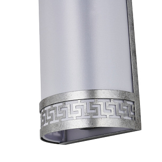 Бра Favourite Exortivus 4010-2W, D115*W180*H485, античного серебра, плафон из белой ткани